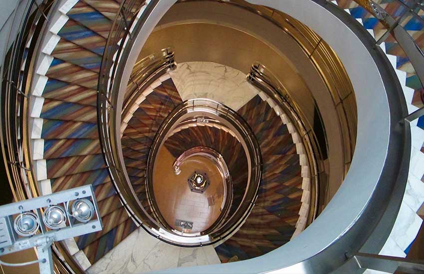 Rubin Museum spiral staircase