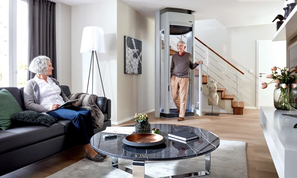 Home-Elevator-Duo-Alta-Senior-Couple-Living-Room