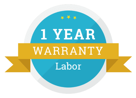 warranty 1 year labor badge