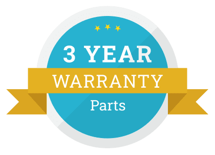 warranty 3 year parts badge