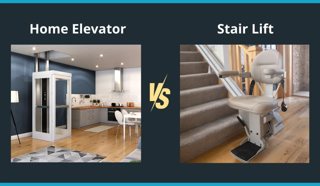 Home Elevators vs. Stair Lifts