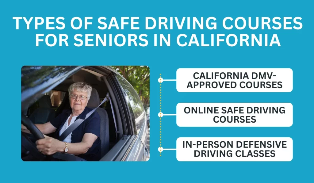 Types of Safe Driving Courses for Seniors in California